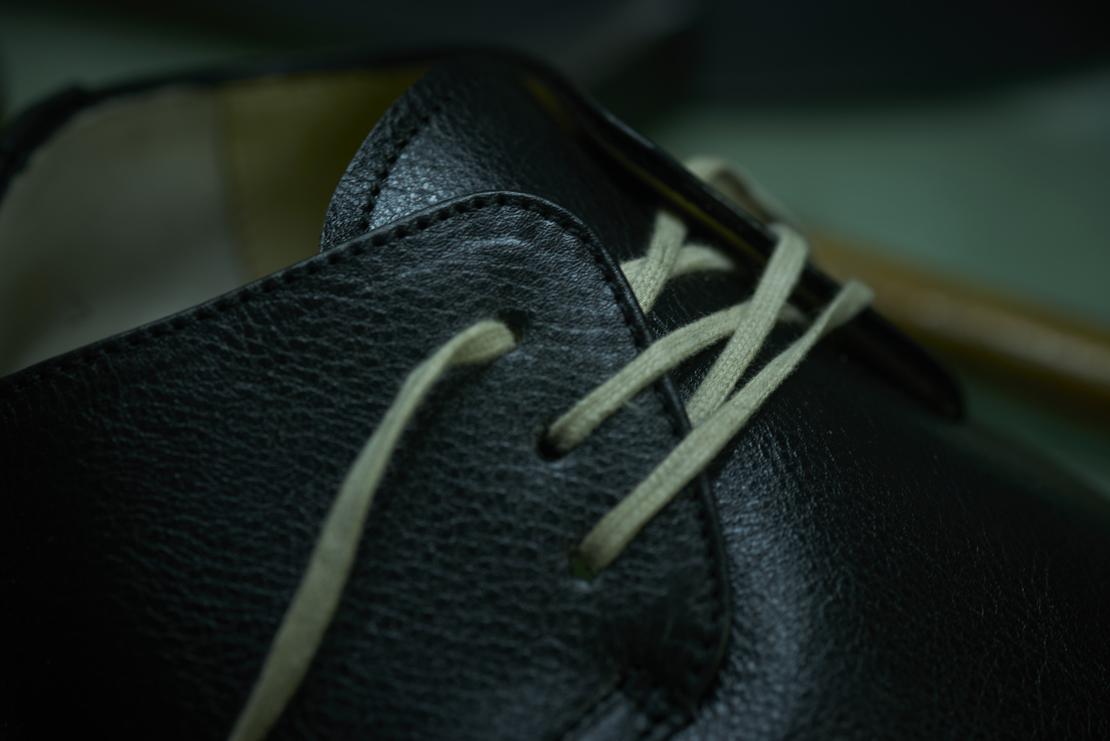 シューズブランド「nakamura」の靴の製造風景